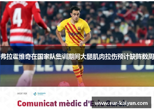 弗拉霍维奇在国家队集训期间大腿肌肉拉伤预计缺阵数周